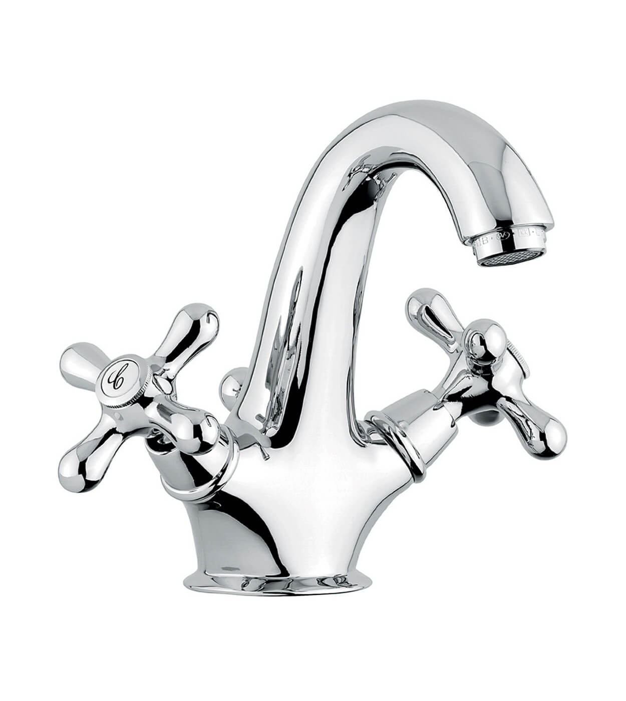 Basin mixer Emmevi Decò Classic 12013 with pop-up waste
