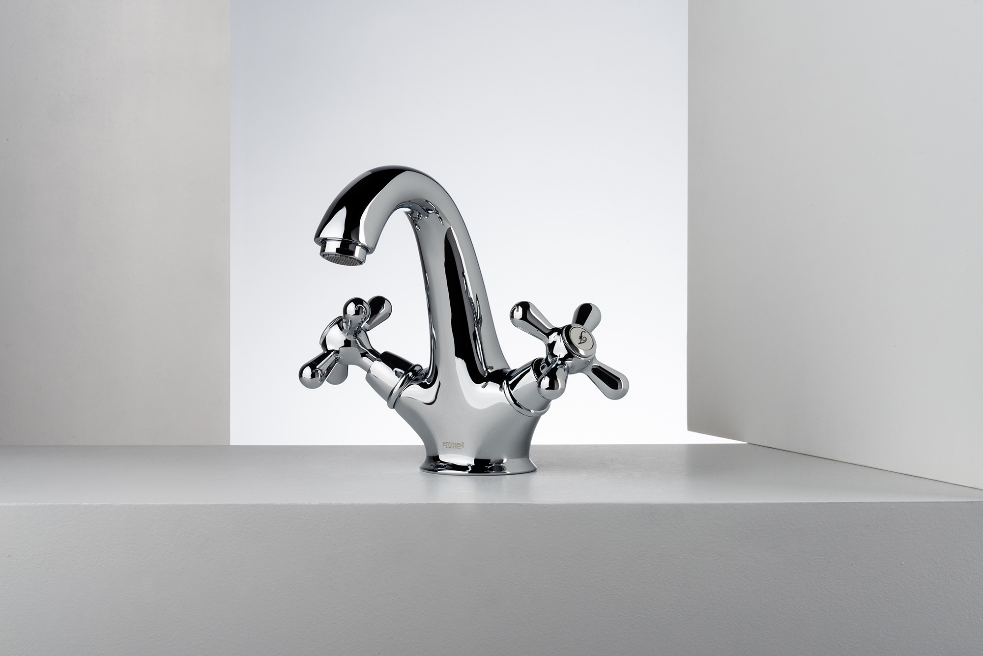 Basin mixer Emmevi Decò Classic 12013 with pop-up waste – 2