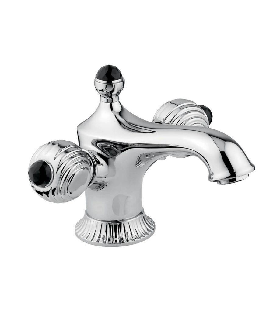 Basin mixer Emmevi The One Cloe 98003 with pop-up waste, chrome, with black crystal Basin mixer Emmevi The One Cloe 98003 with pop-up waste – 3