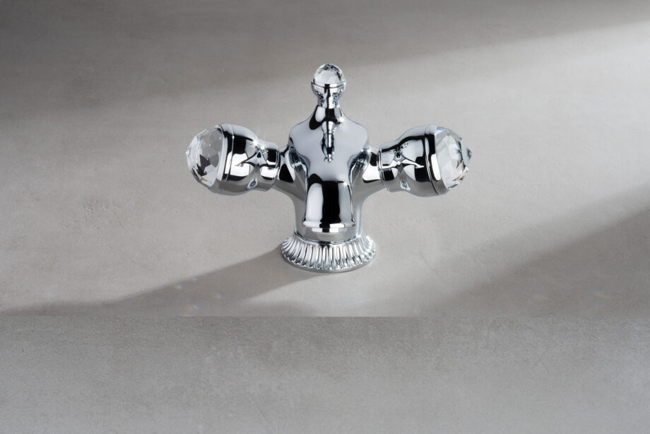 Basin mixer Emmevi The One Leda 98003 with pop-up waste, chrome, with clear crystal Basin mixer Emmevi The One Leda 98003 with pop-up waste – 4