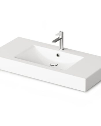 Basin with Vanity Top PAA LONG STEP 100, 100x49 cm