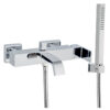 Bath mixer Emmevi Siris 47001, chrome, closed lever, mixer + shower set Bath mixer Emmevi Siris 47001 – 4