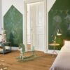 Oak parquet flooring Bauwerk Casapark Oak 56 brushed matt lacquered 181mm – 7