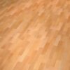 Beech parquet Thede & Witte Euro 3-strip, nature, matt lacquered, 3-strip, 2200 x 204 x 14 mm