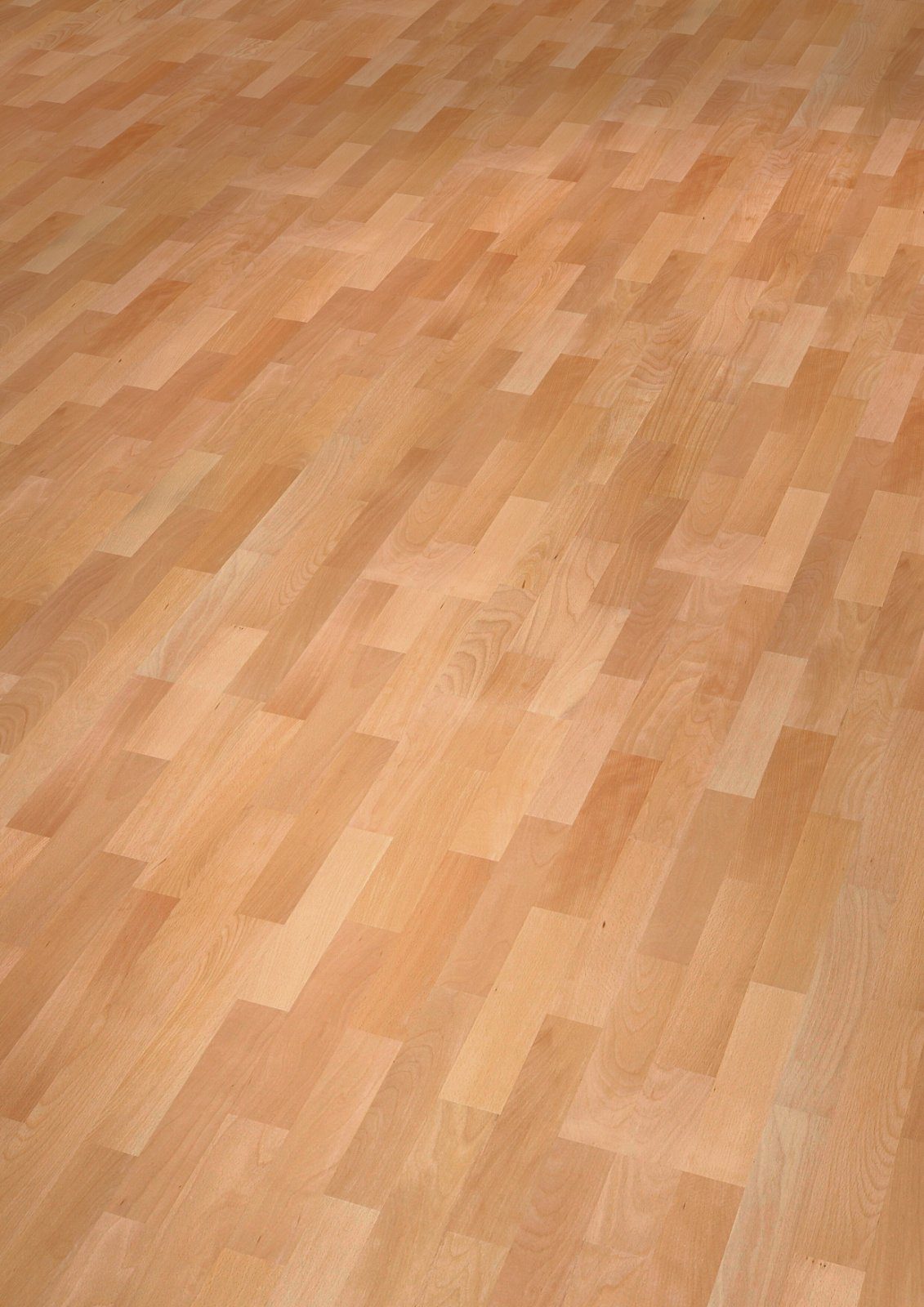 Beech parquet Thede & Witte Euro 3-strip, nature, oiled, 3-strip, 2200 x 204 x 14 mm