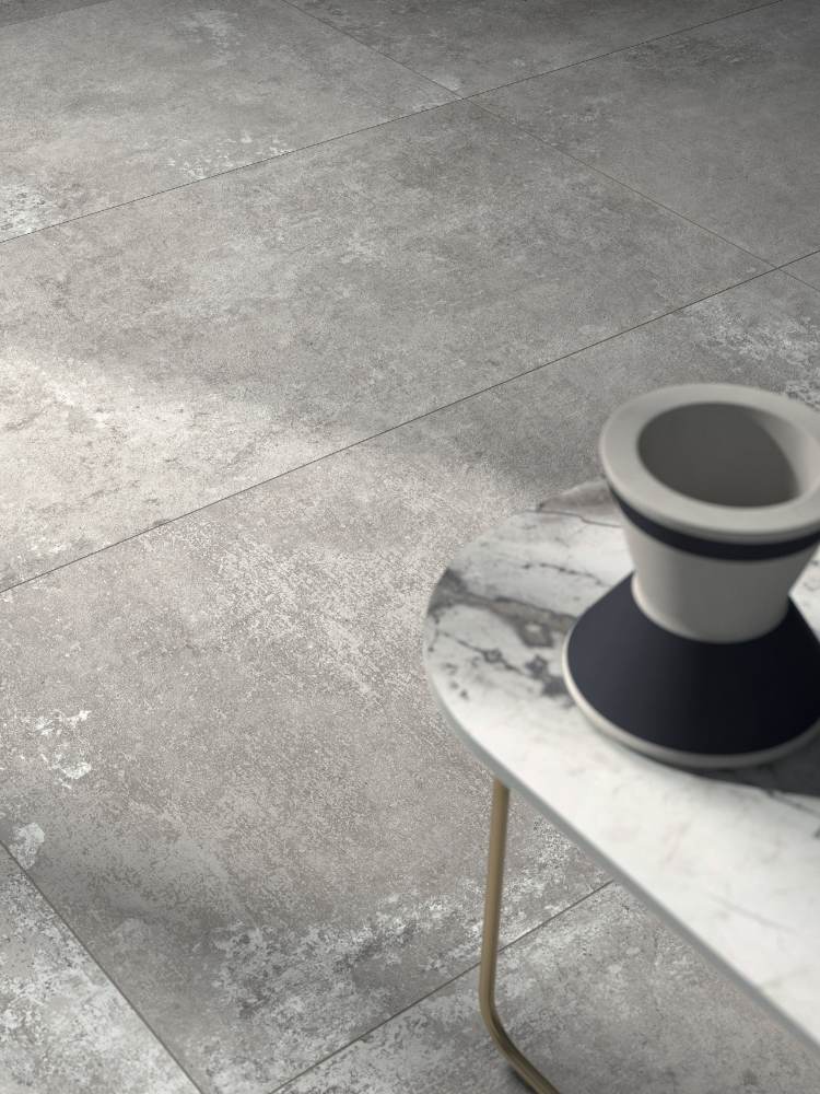 Concrete effect porcelain tile ABK Ghost Grey, 30x60 cm, 8.5 mm, natural matt, slip-resistant R10 – 3