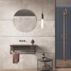 Concrete effect porcelain ABK Ghost Rope, slip-resistant – view 4 Concrete effect porcelain floor tile ABK Ghost Rope, 90x90 cm, 8.5 mm, natural matt, slip-resistant R10 – 4