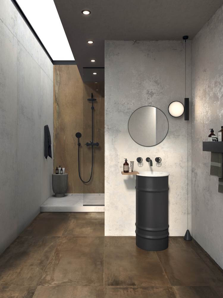 Concrete effect porcelain tile ABK Ghost Ivory, 60x60 cm, 8.5 mm, natural matt, slip-resistant R10 – 4