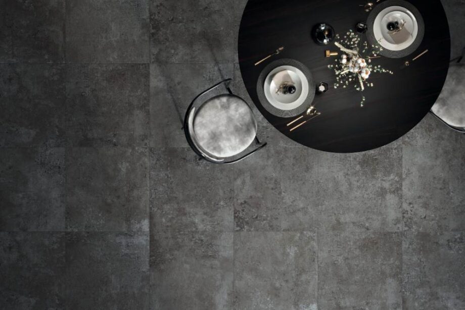 Concrete effect porcelain tile ABK Ghost Taupe, 8.5 natural matt, slip-resistant R10 – view 3 Concrete effect porcelain floor tile ABK Ghost Taupe, 60x120 cm, 8.5 mm, natural matt, slip-resistant R10 – 3