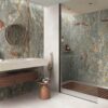 Concrete effect porcelain ABK LAB325 Base Pearl, natural matt, slip-resistant R10 – view 4 Concrete effect porcelain floor tile ABK LAB325 Base Pearl, 80x80 cm, 8.5 mm, natural matt, slip-resistant R10 – 4