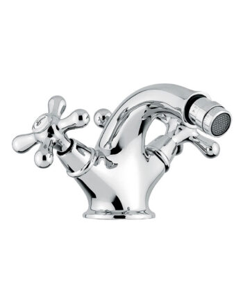 Bidet mixer Emmevi Decò Classic 12014 with pop-up waste