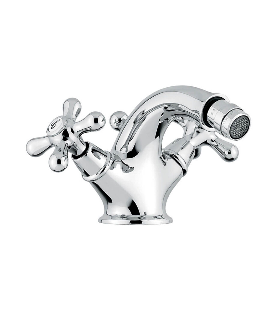 Bidet mixer Emmevi Decò Classic 12014 with pop-up waste, chrome Bidet mixer Emmevi Decò Classic 12014 with pop-up waste