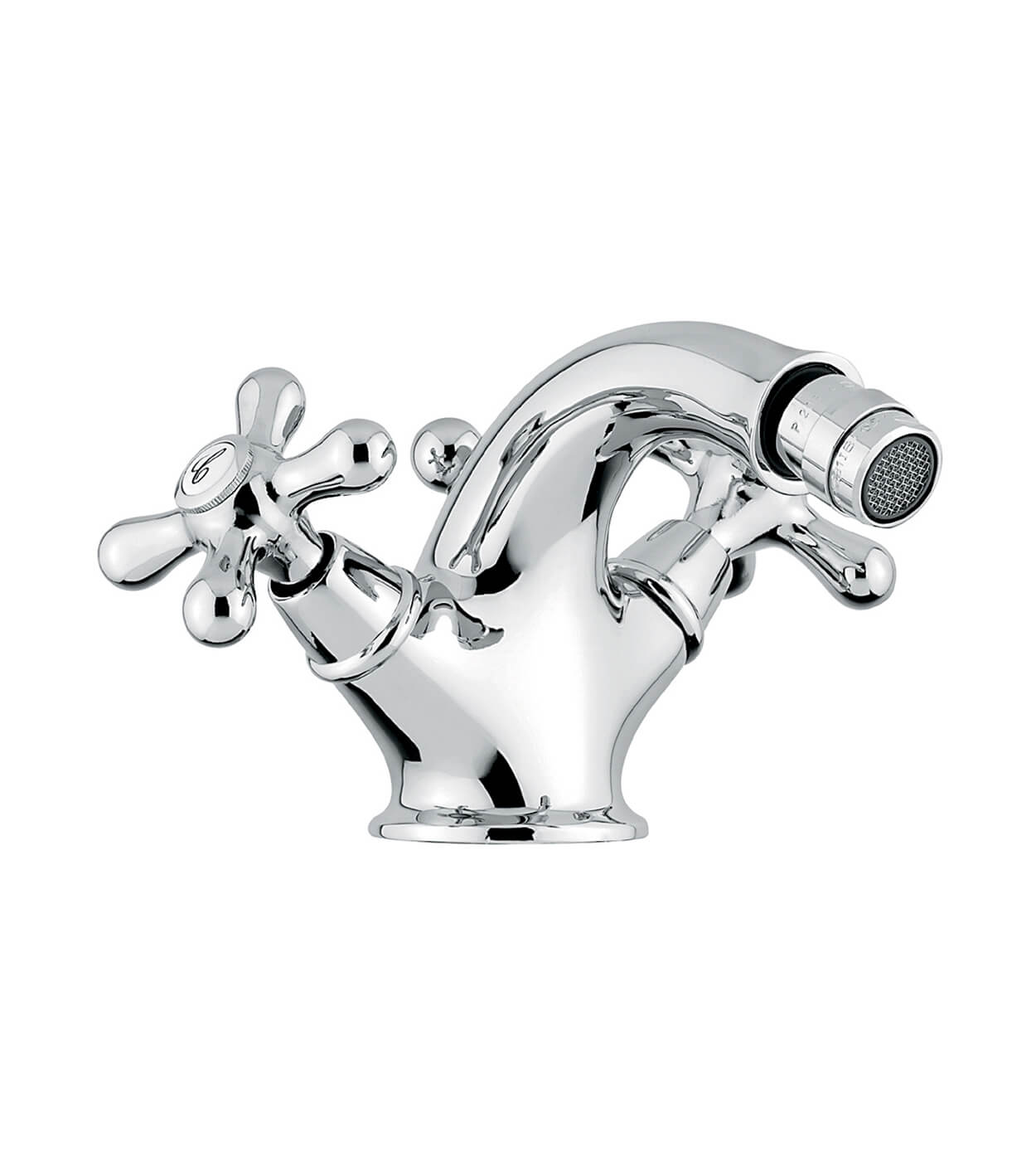 Bidet mixer Emmevi Decò Classic 12014 with pop-up waste