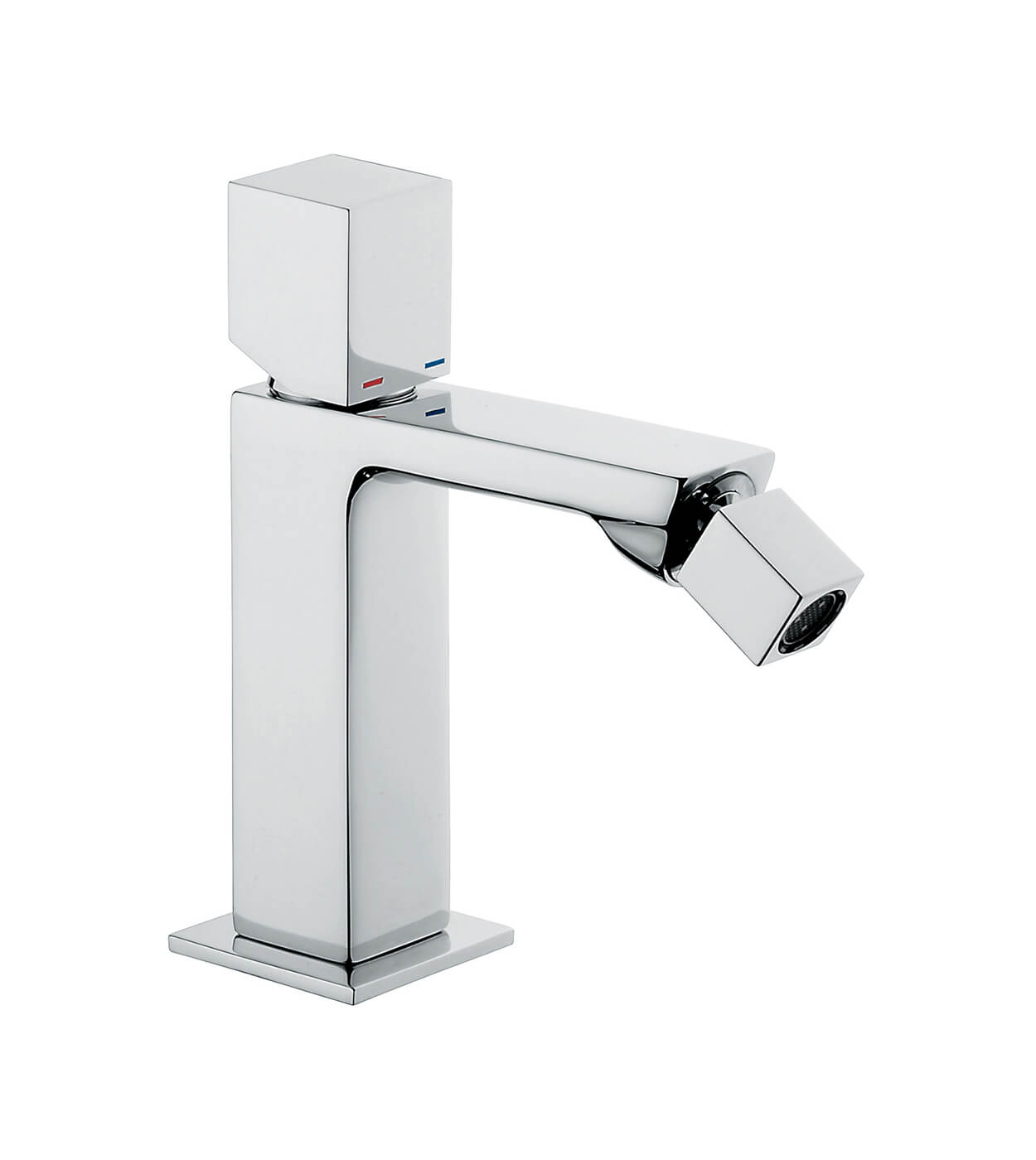 Bidet mixer Emmevi Gea 26004 with click-clack waste