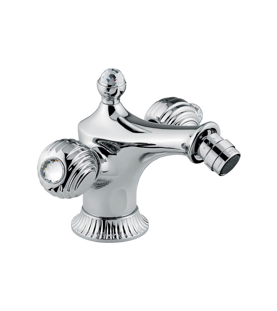 Bidet mixer Emmevi The One Cloe 98004 with pop-up waste, chrome, with clear crystal Bidet mixer Emmevi The One Cloe 98004 with pop-up waste – 2