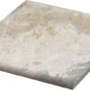 189058-1 Ümardatud servaga kiltkivi imitatsiooniga portselanplaat (bullnose) Dune Ardesia Chiara Bullnose, 14,7x14,7 cm, 8 mm, hele kvartsiidihall, R12