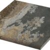189057-1 Ümardatud servaga kiltkivi imitatsiooniga portselanplaat (bullnose) Dune Ardesia Multicolore Bullnose, 14,7x14,7 cm, 8 mm, mitmevärviline, R12
