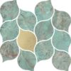 Ceramic mosaic Dune Amazonite Leaves, 27×24.5 cm, 9 mm Ceramic mosaic Dune Amazonite Leaves, 27x24.5 cm, 9 mm