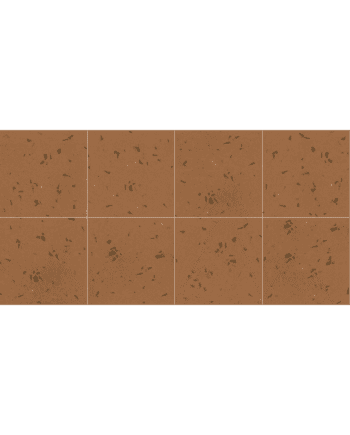 Colourful terrazzo-effect porcelain tile Dune Fragmenta Terracota, 20x20 cm, 9 mm, hand-painted effect, Soft&Safe, R10