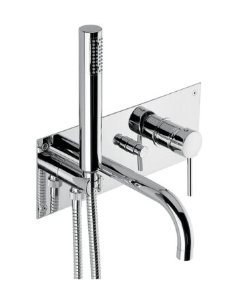 Concealed bath mixer Emmevi Piper 45051 with spout and hand shower