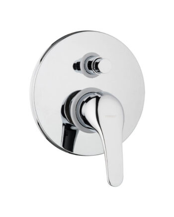 Concealed shower mixer Emmevi Giglio 8019, 2 outlets, push-button