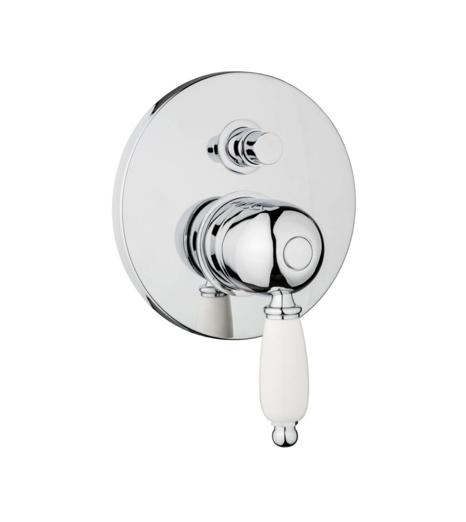 Concealed shower mixer Emmevi Laguna 40019, 2 outlets, push-button, chrome Concealed shower mixer Emmevi Laguna 40019, 2 outlets, push-button