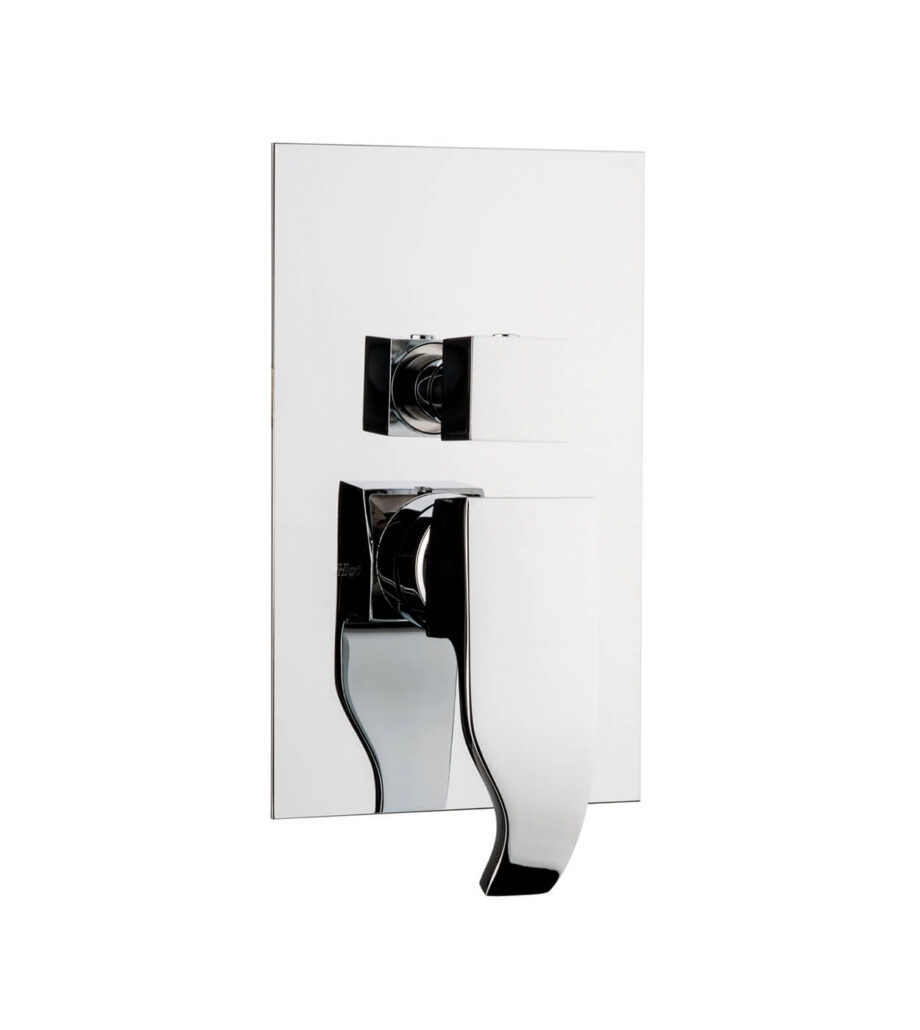 Concealed shower mixer Emmevi Niagara 74019CER, 2 outlets, diverter cartridge, chrome Concealed shower mixer Emmevi Niagara 74019CER, 2 outlets, diverter cartridge