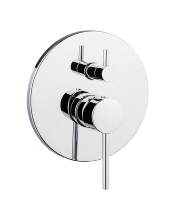 Concealed shower mixer Emmevi Piper 45019CER, 2 outlets, diverter cartridge
