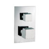 Concealed shower mixer Emmevi Siris 47019CER, 2 outlets, diverter cartridge, chrome, lever without stem Concealed shower mixer Emmevi Siris 47019CER, 2 outlets, diverter cartridge