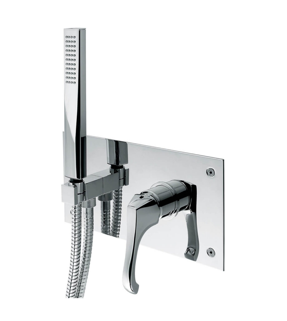 Concealed shower set Emmevi Ares 76052, chrome Concealed shower set Emmevi Ares 76052