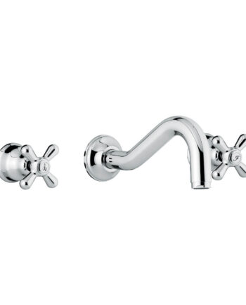 Concealed three-hole basin mixer Emmevi Decò Classic 12055