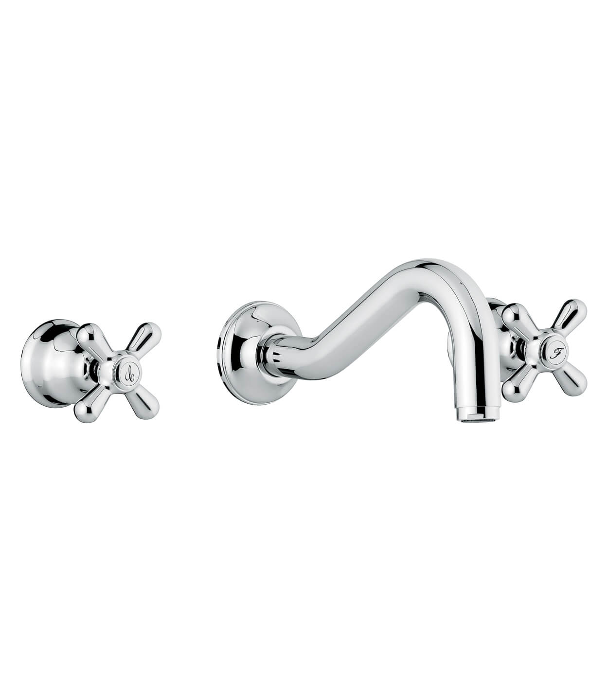 Concealed three-hole basin mixer Emmevi Decò Classic 12055