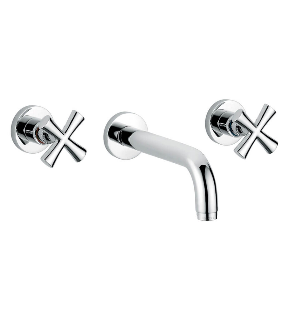Concealed three-hole basin mixer Emmevi Spirit New 31155, chrome Concealed three-hole basin mixer Emmevi Spirit New 31155