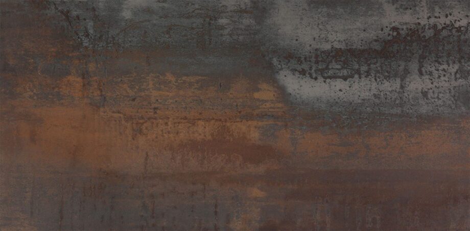 Corten steel-effect porcelain floor tile Tau Corten A, 60×120 cm, 10.5 mm, rust brown, rectified Corten steel-effect porcelain floor tile Tau Corten A, 60x120 cm, 10.5 mm, rust brown, rectified