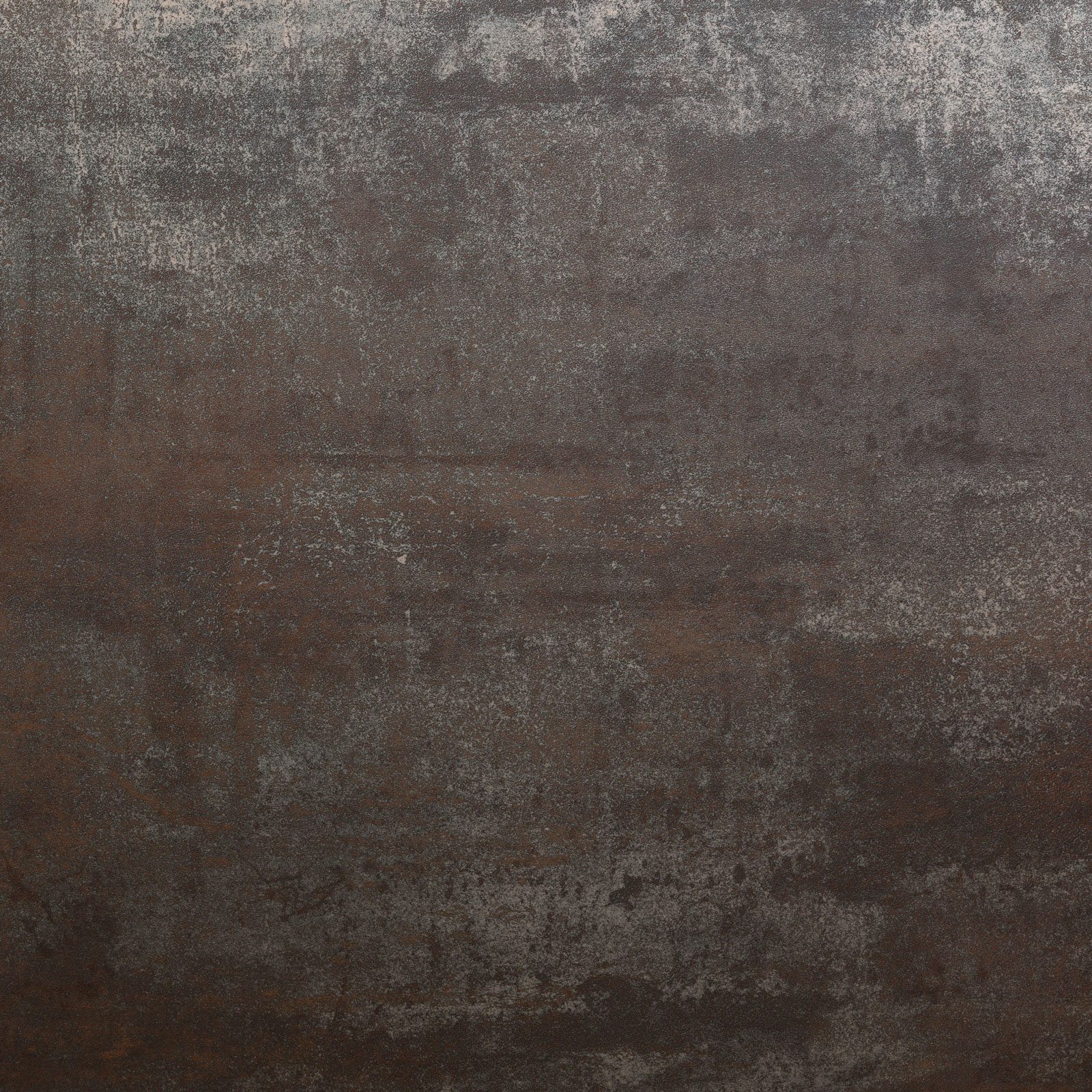 Corten steel-effect porcelain floor tile Tau Corten A, 60x60 cm, 10.5 mm, rust brown, rectified