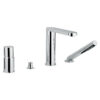 Deck-mounted bath mixer Emmevi Ade 78120, 4 holes, chrome, standard lever Deck-mounted bath mixer Emmevi Ade 78120, 4 holes