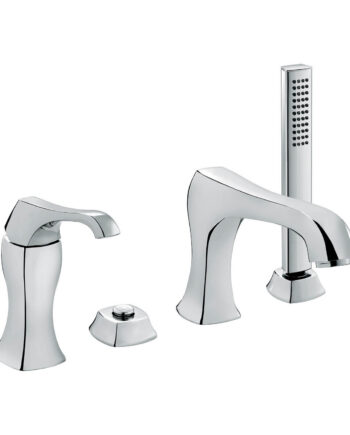 Deck-mounted bath mixer Emmevi Ares 76120, 4 holes