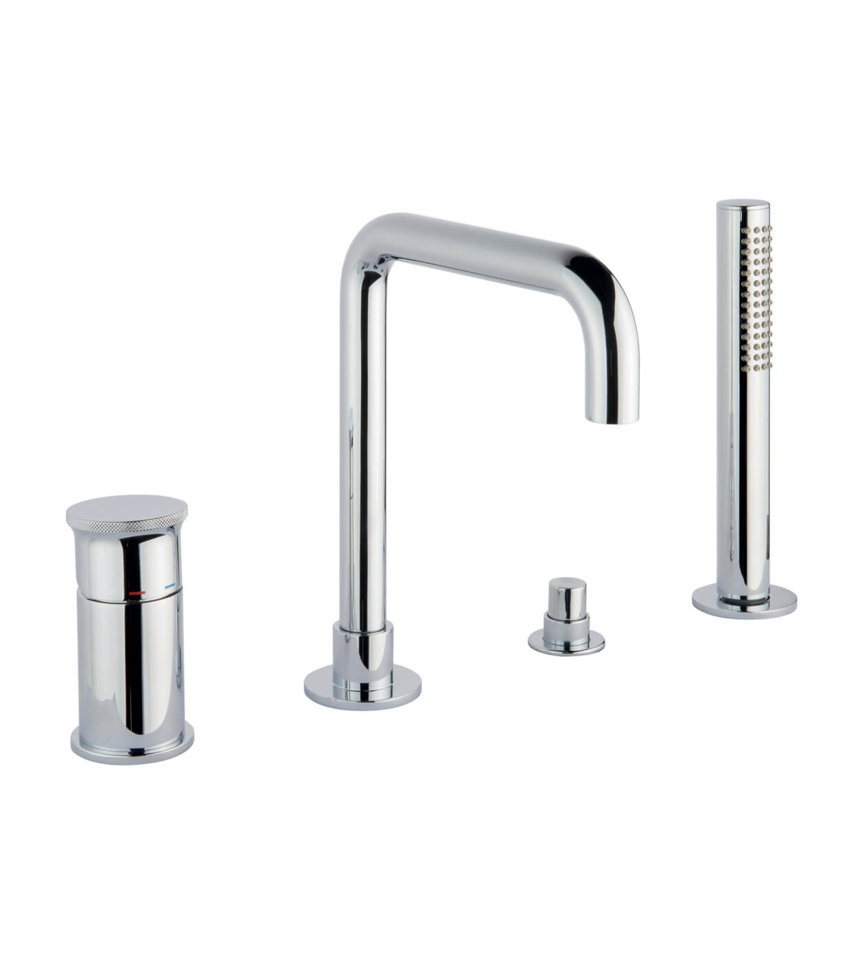 Deck-mounted bath mixer Emmevi Filobrass 85120, 4 holes – 4