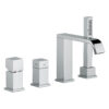 Deck-mounted bath mixer Emmevi Siris 47120, 4 holes, chrome, lever without stem Deck-mounted bath mixer Emmevi Siris 47120, 4 holes