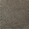 187773-1 Perforeeritud metallpaneeli efektiga portselanplaat Dune Diurne Oxide Plate, 20x20 cm, 9 mm, roostepruun