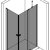 Shower enclosure Hietakari Forma 374, hinged door + hinged door with fixed part – 3