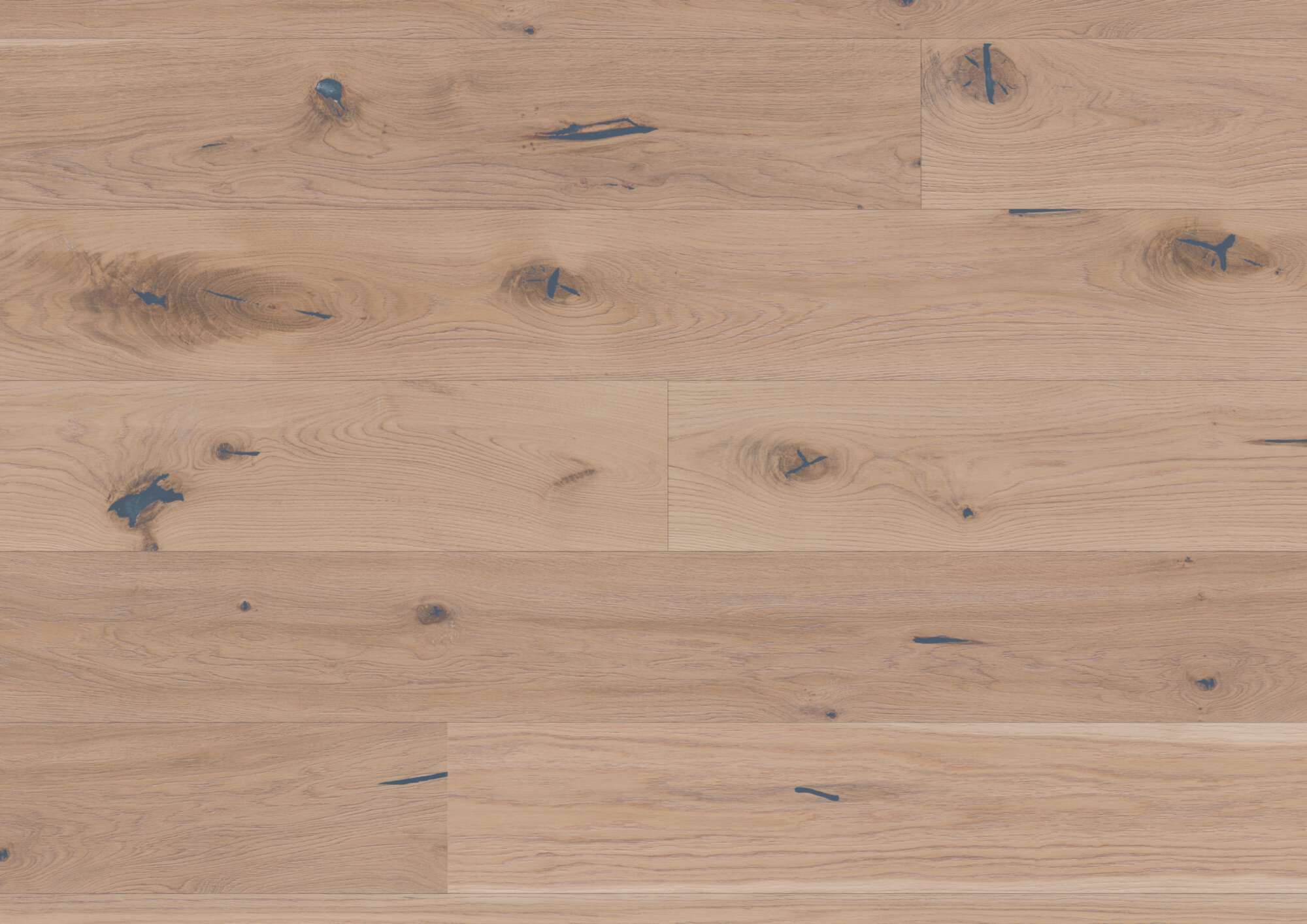 Engineered wood flooring Bauwerk Casapark Handcrafted Oak 56 Farina deep brushed oil waxed 209mm