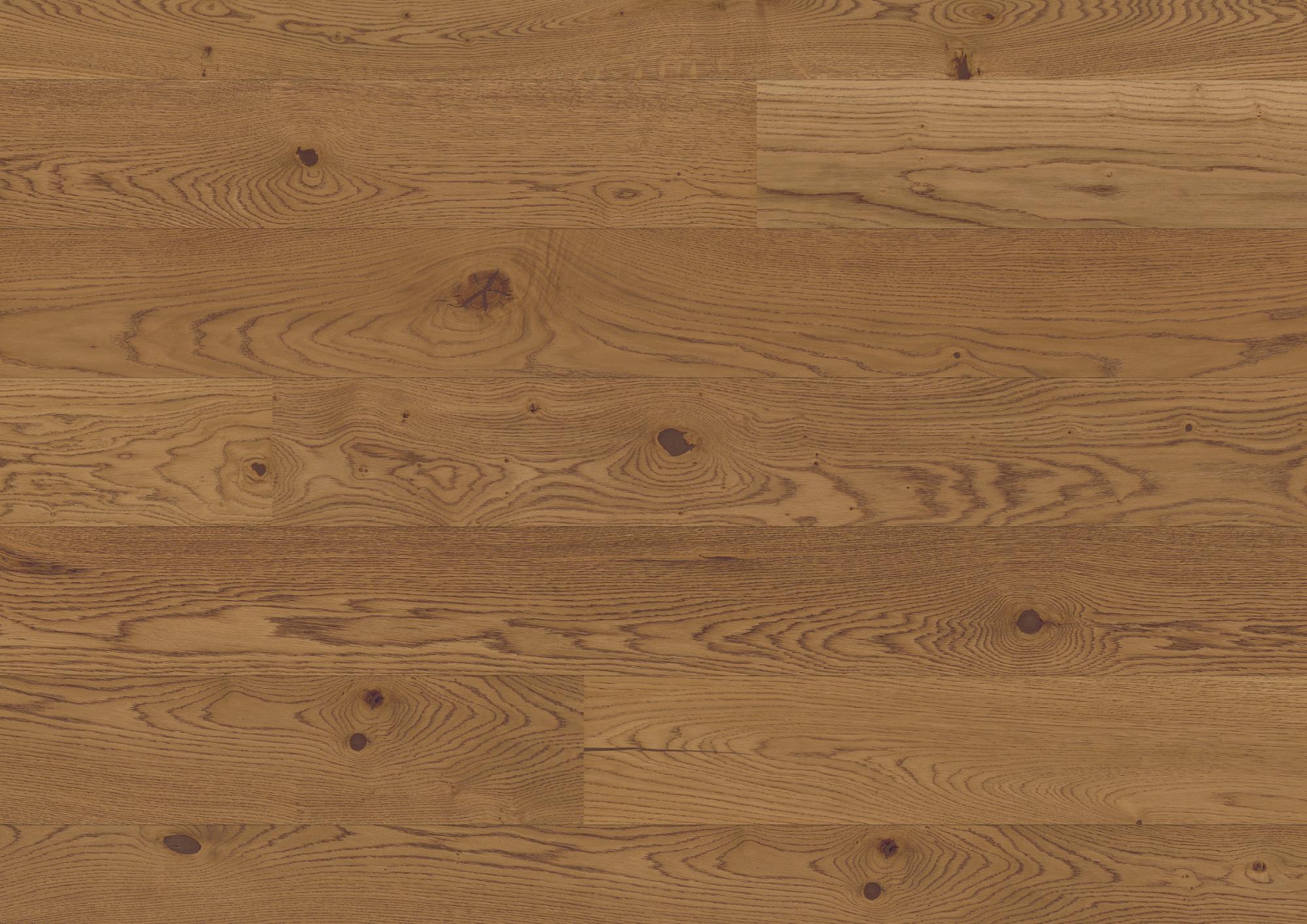 Engineered wood flooring Bauwerk Casapark Oak 46 Mandorla brushed oil waxed 181mm