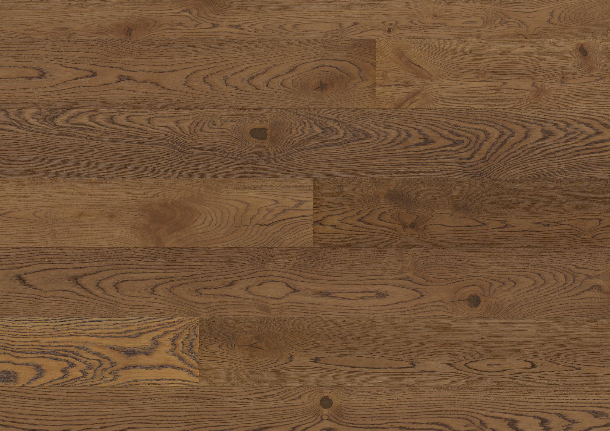 Engineered wood flooring Bauwerk Casapark Oak 46 Tartufo brushed oil waxed 181mm