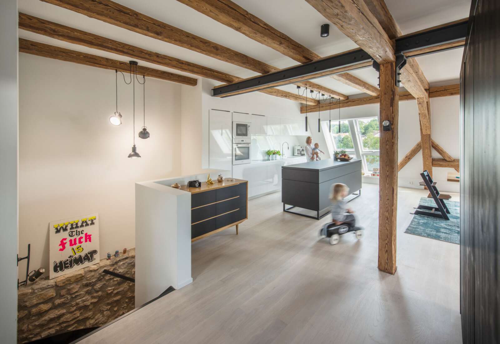 Engineered Wooden Flooring Bauwerk Cleverpark 1250 Oak Farina 14 B-Protect sanded – 3