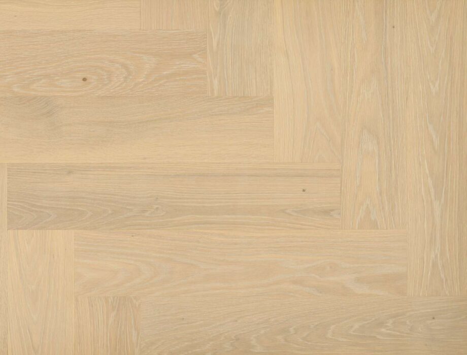 Engineered Wooden Flooring Bauwerk Formpark Quadrato Oak Farina 14 B-Protect brushed