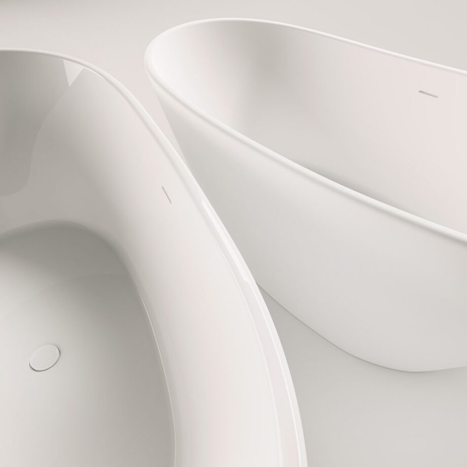 Freestanding Bath PAA AMORE 160x85 cm, Silkstone – 13