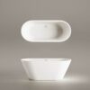 Freestanding Bath PAA DECO NUDO 166x72.5 cm, Silkstone – 6