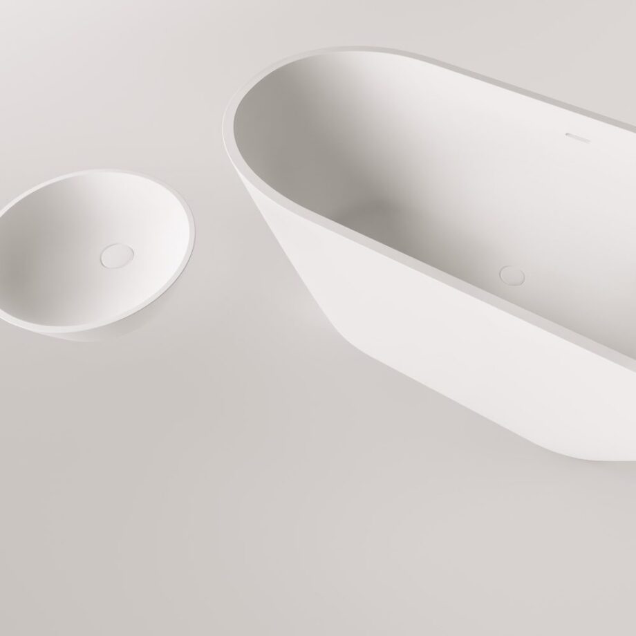 Freestanding Bath PAA DECO NUDO 166x72.5 cm, Silkstone – 12