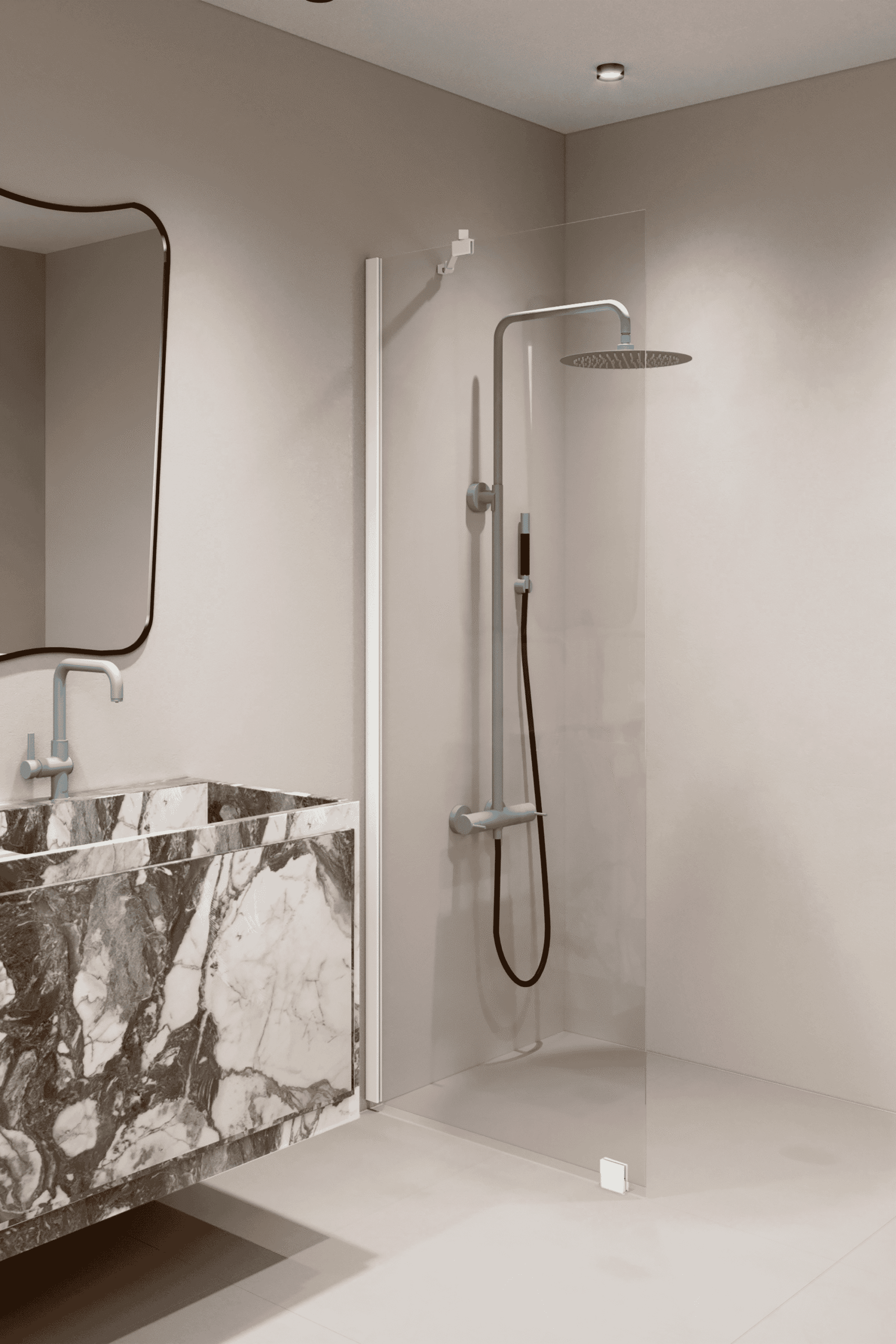 Fixed shower screen Hietakari Forma 301